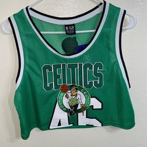 Fashion Nova NBA Celtics Cropped Jersey